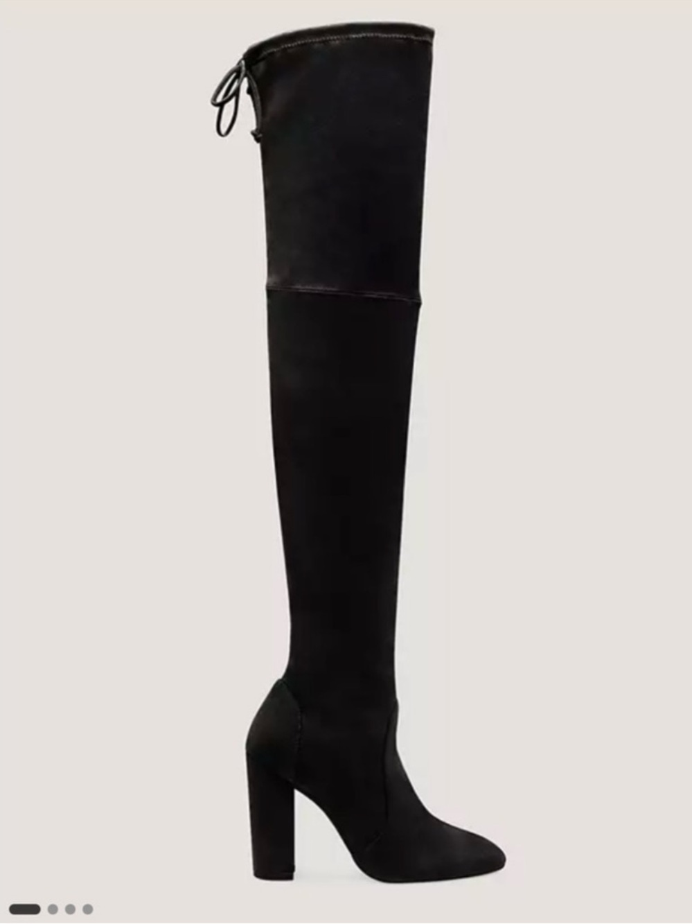 Stuart Weitzman Black Ariana 100 city over the knee boots